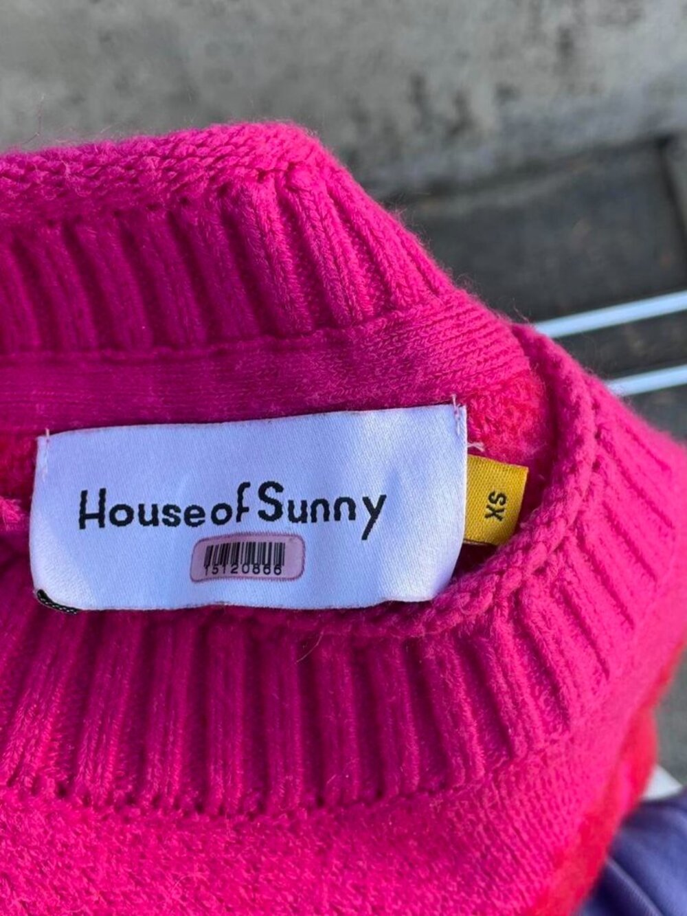 Pink House of Sunny love notes sweater size XS - Picture 5 of 8